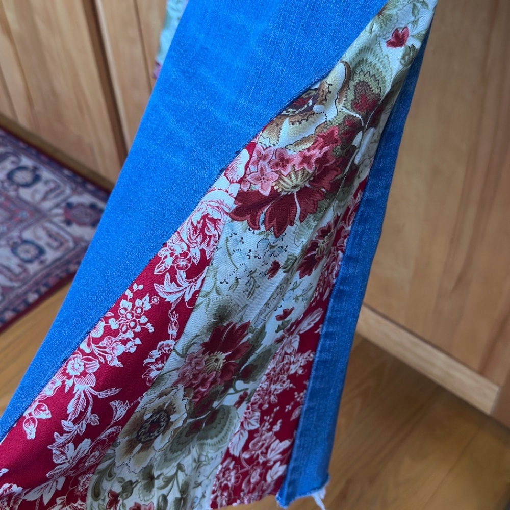 Women's up cycled GAP Blue Jeans